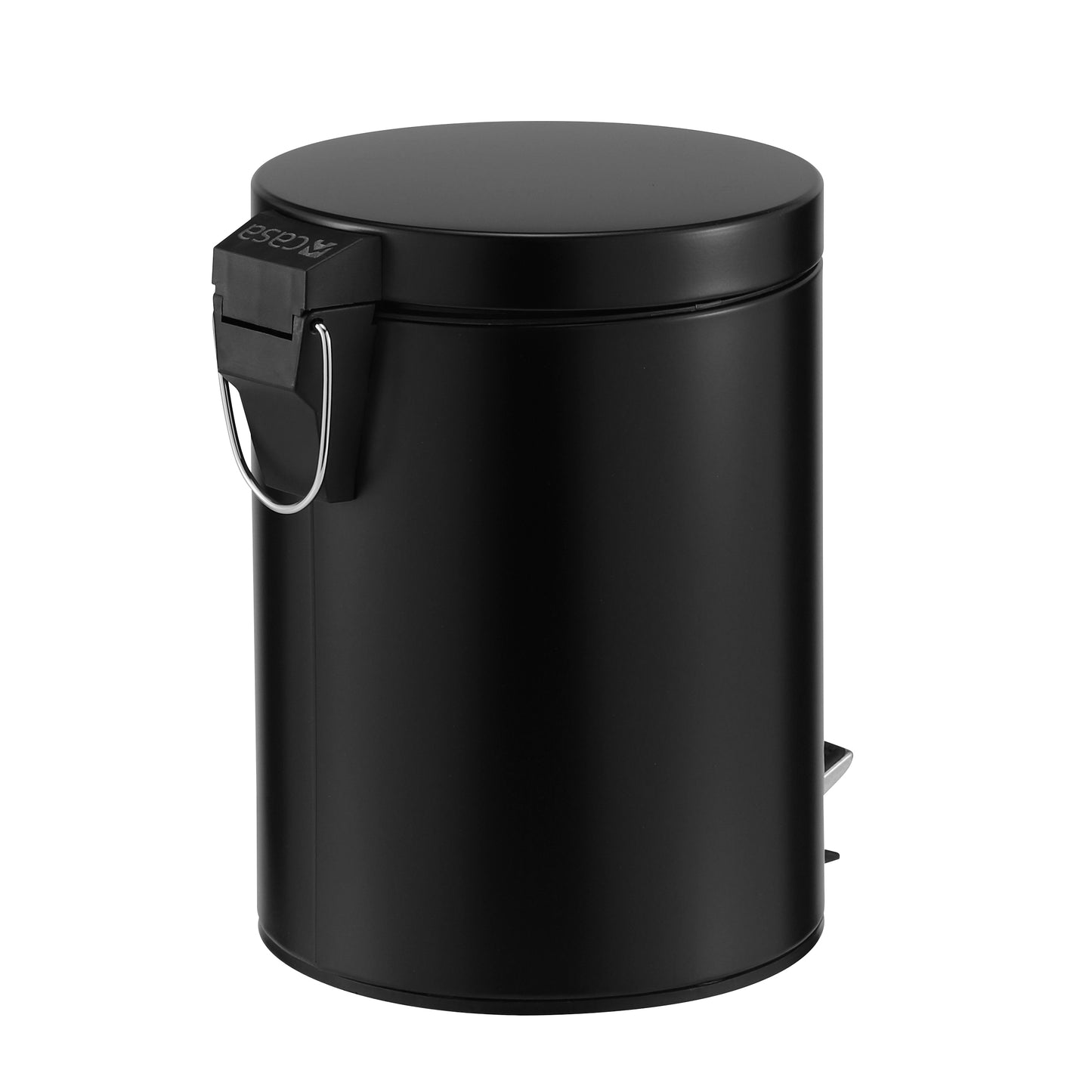 ROMA 5L + 30L STEEL PEDAL BIN COMBO SET - BLACK MATTE