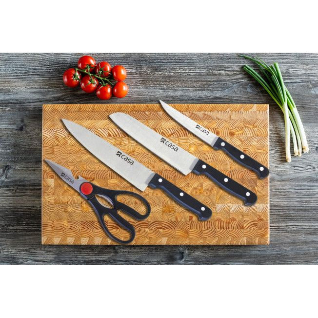 4PC KNIFE & FOOD SHEAR SET- TREVISO