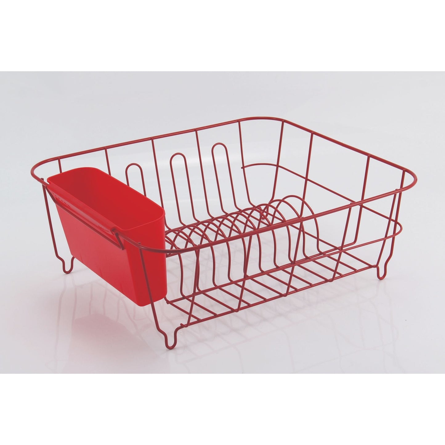 CATANIA 301 DISH DRAINER - RUBBERIZED - RED or BLACK