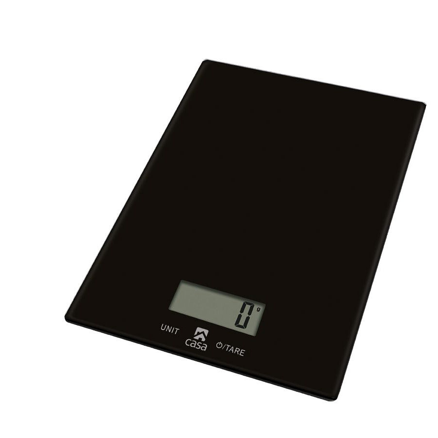 KITCHEN SCALE GLASS - NERO