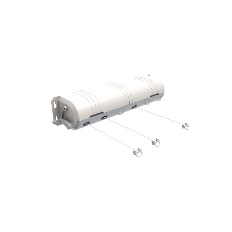 6-LINE RETRACTABLE WALL MOUNTED CLOTHESLINE