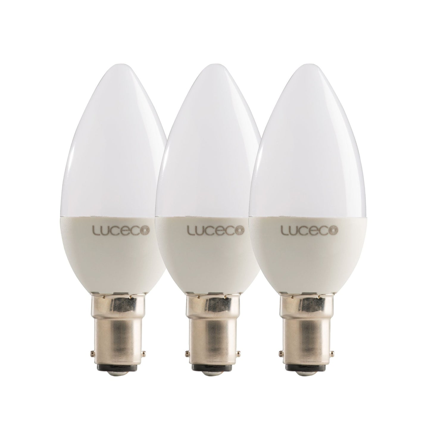 3PK CANDLE B15, 3.5W, 250LM ,2700K, WARM WHITE, NON DIM