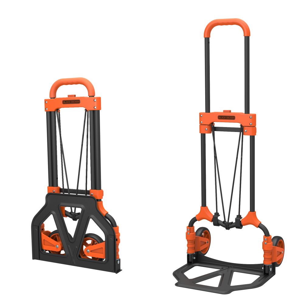 FOLDING HAND TRUCK - CAPACITY - 65KG - STEEL & PLASTIC  H200