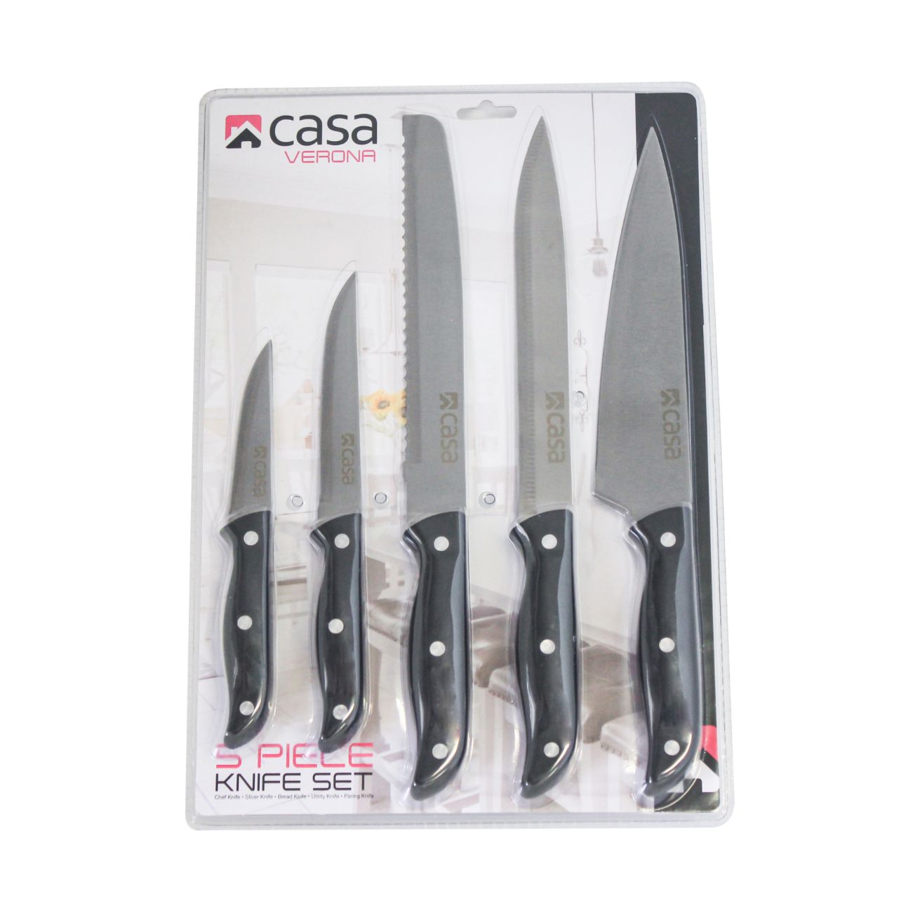 5PC KNIFE SET - VERONA