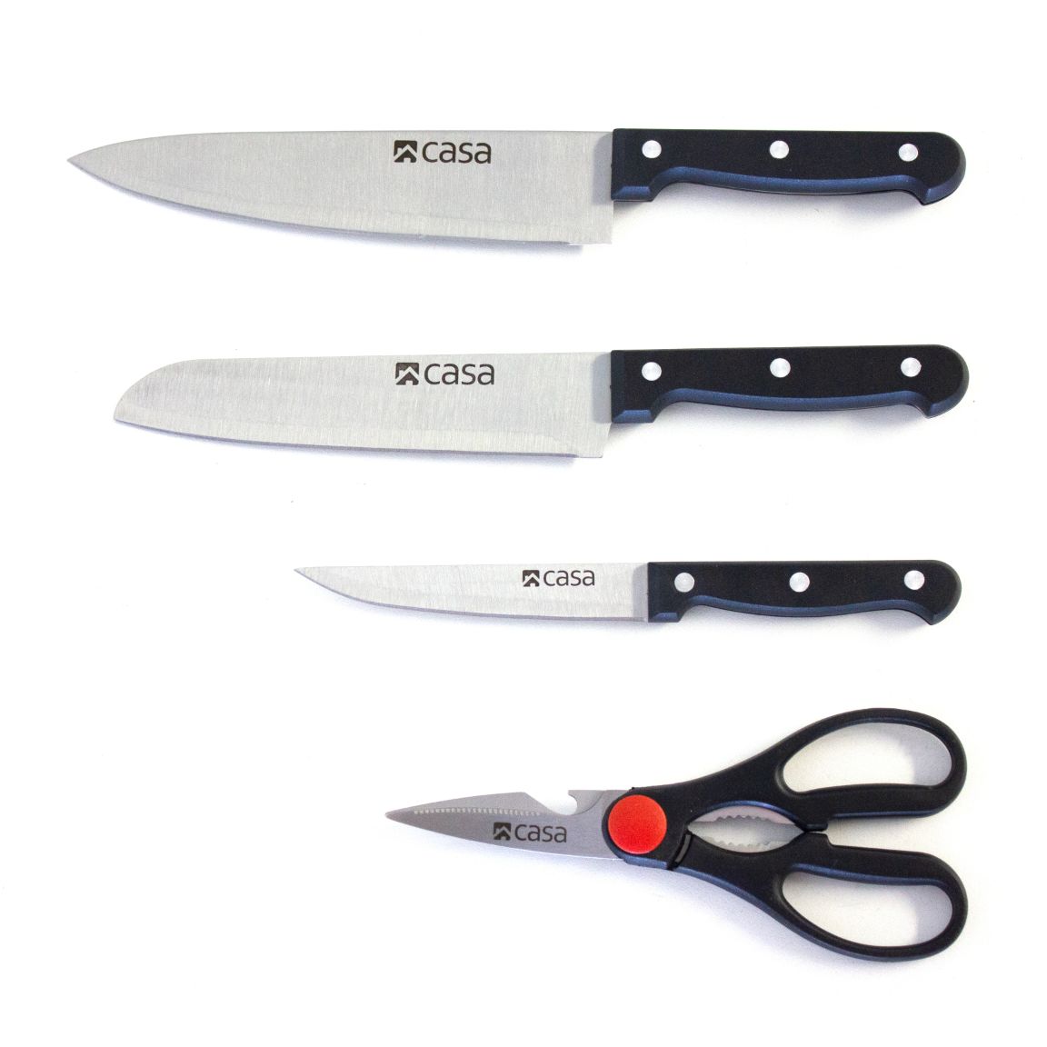 4PC KNIFE & FOOD SHEAR SET- TREVISO