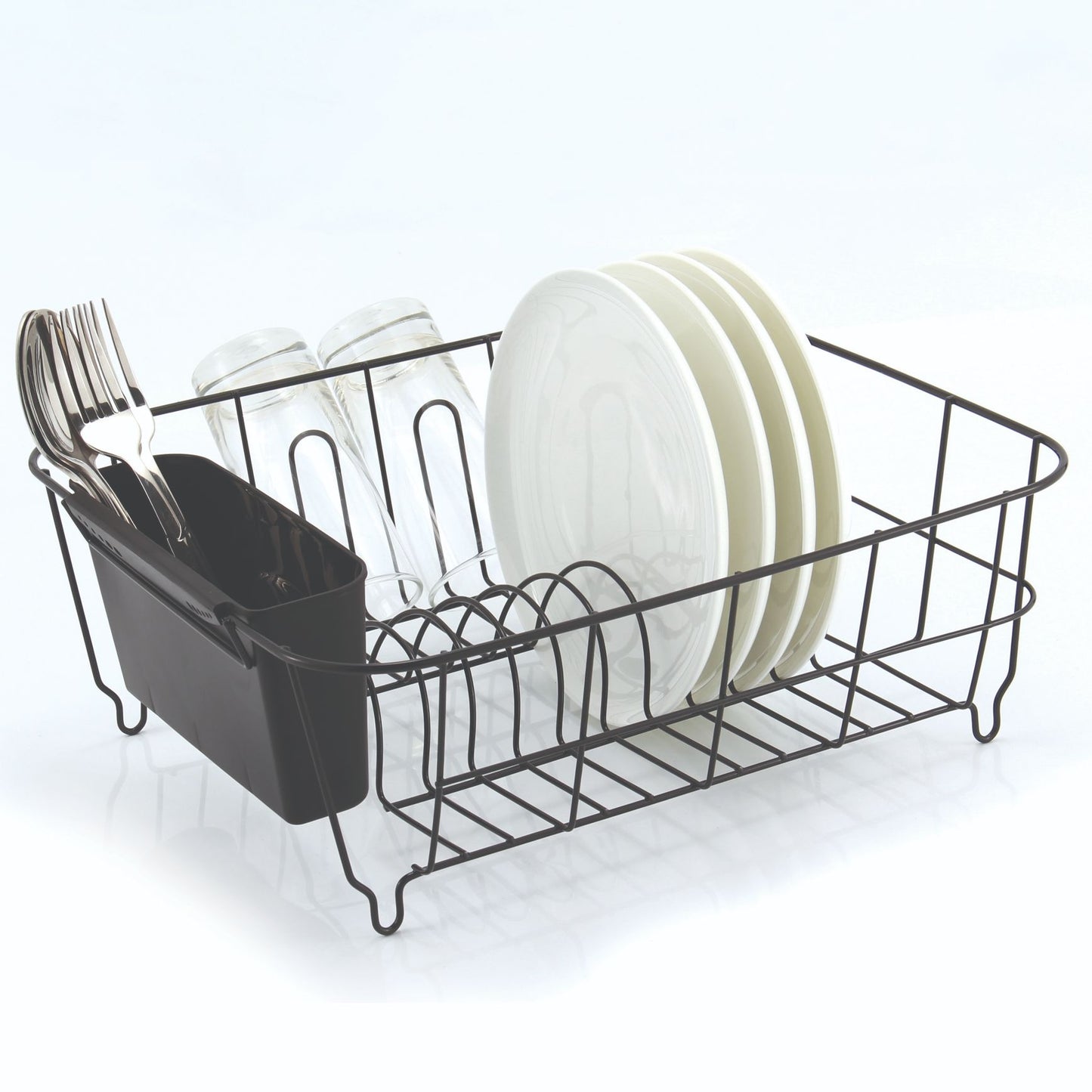 CATANIA 301 DISH DRAINER - RUBBERIZED - RED or BLACK