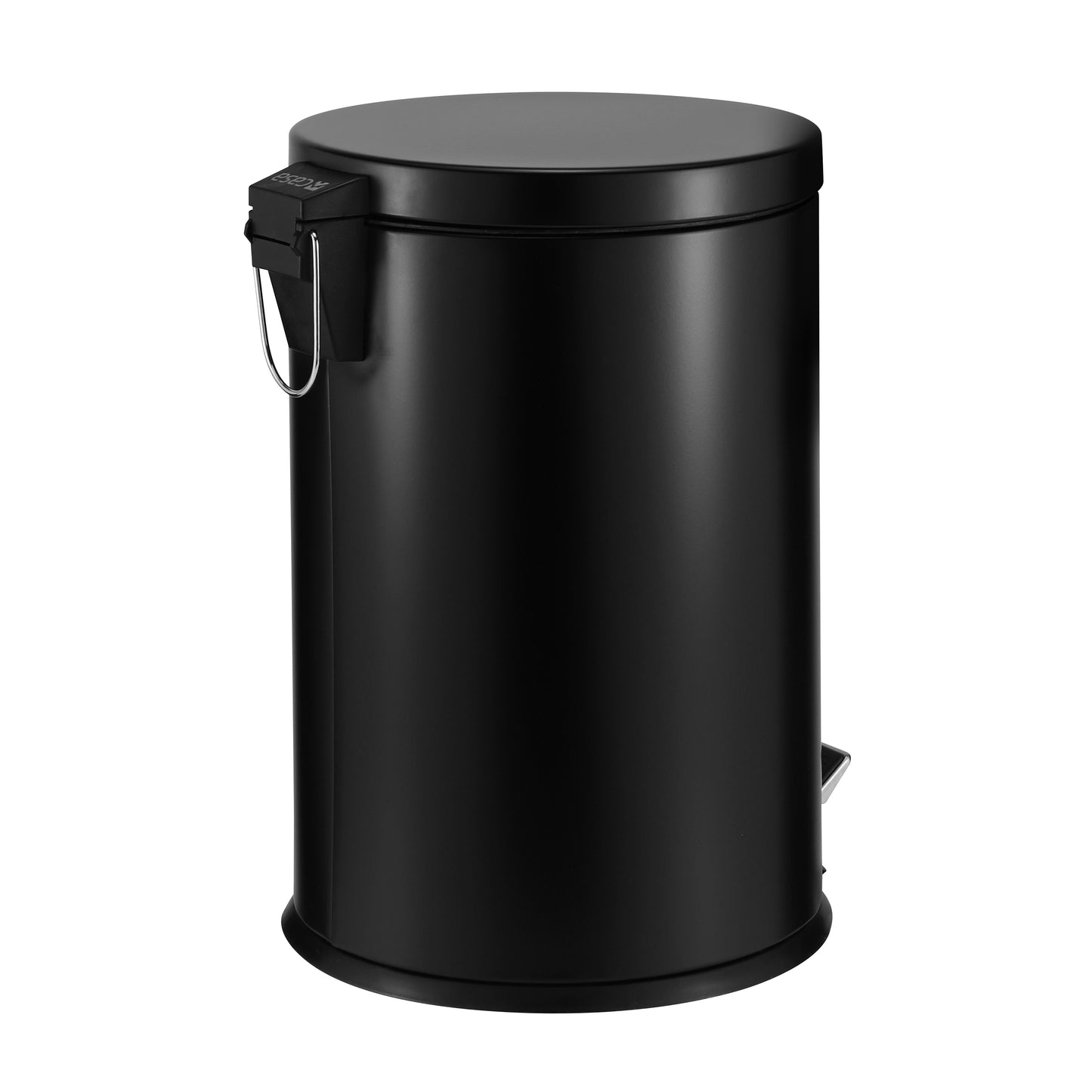 ROMA 20L STEEL PEDAL BIN  - BLACK MATTE