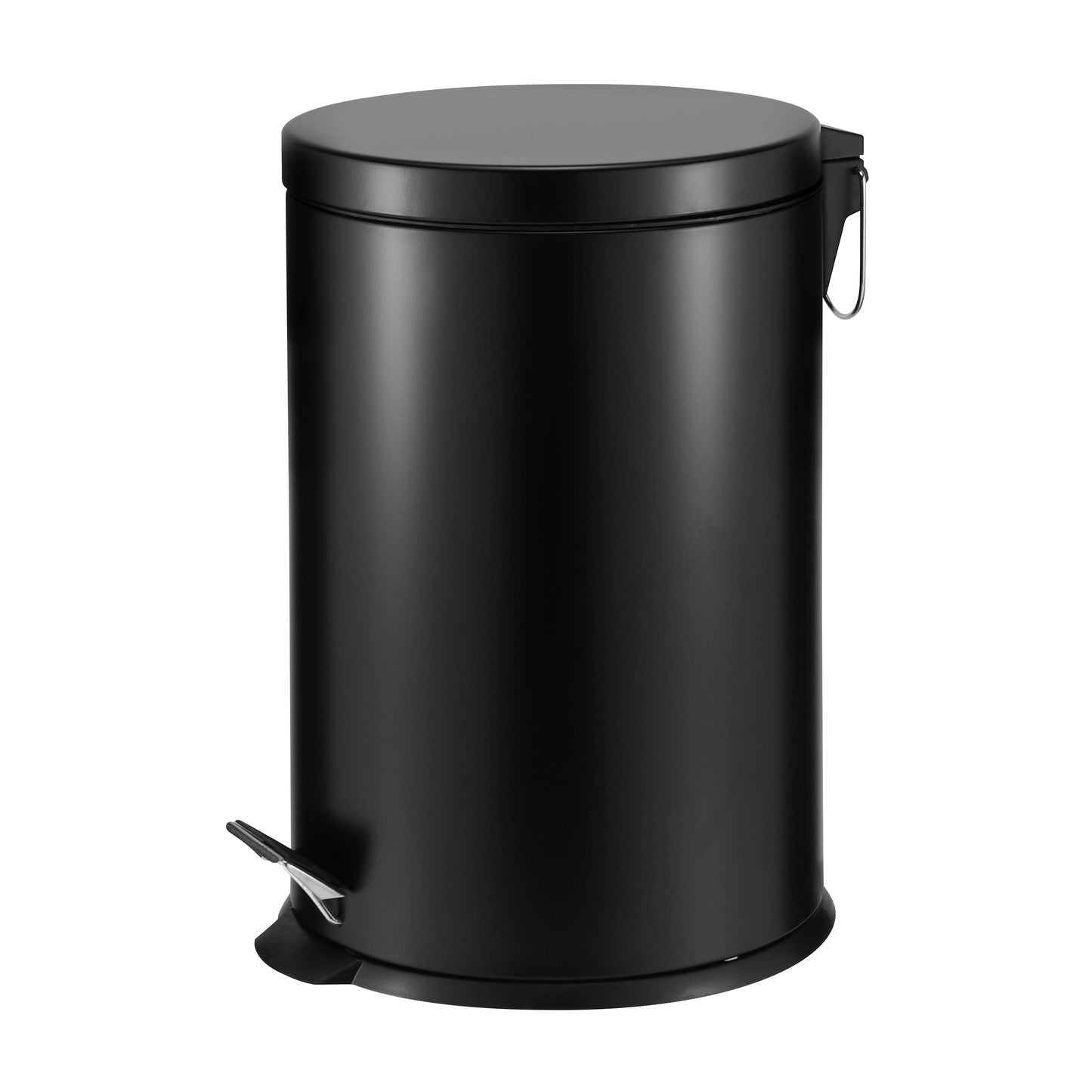 ROMA 20L STEEL PEDAL BIN  - BLACK MATTE