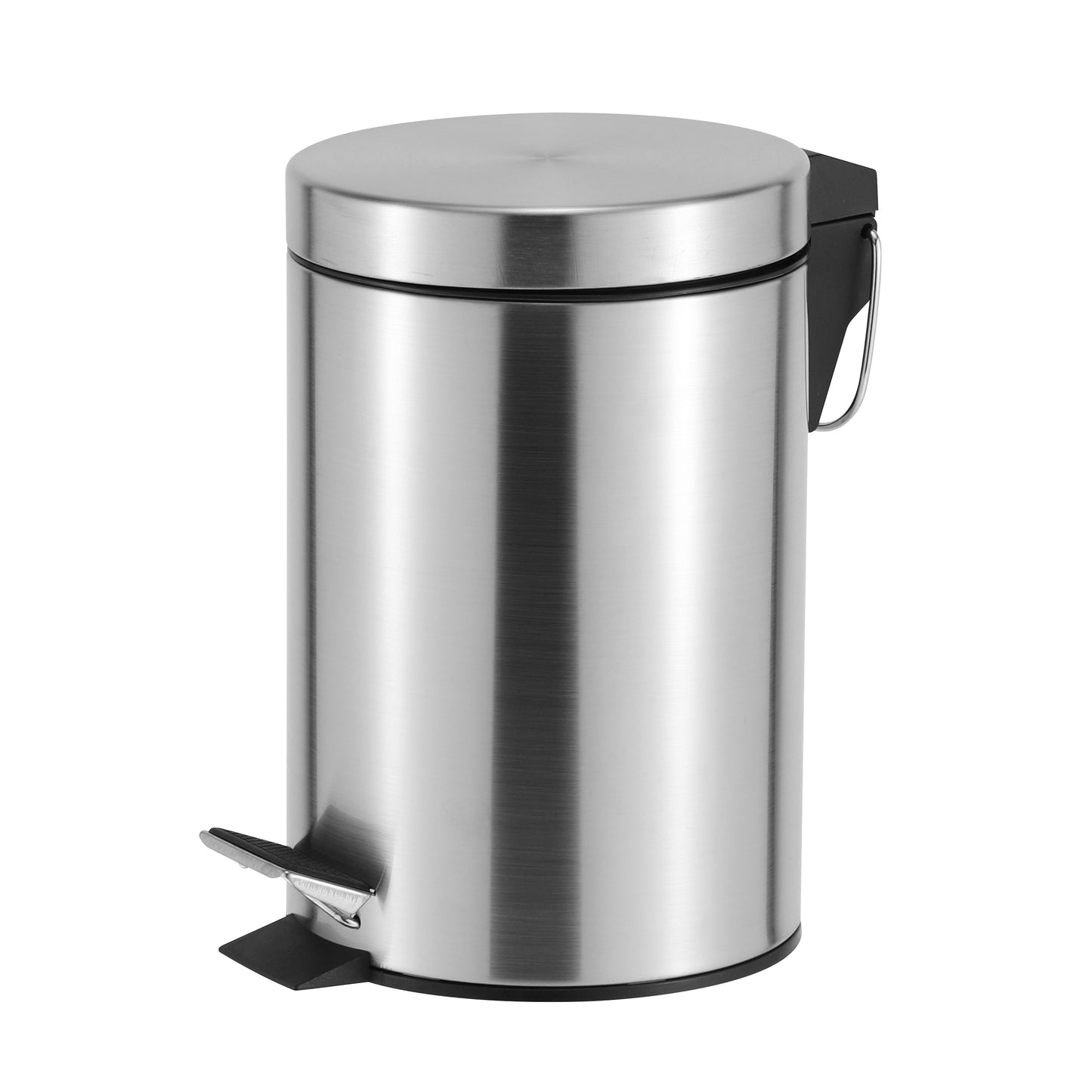 ROMA 3L S/S PEDAL BIN - SILVER