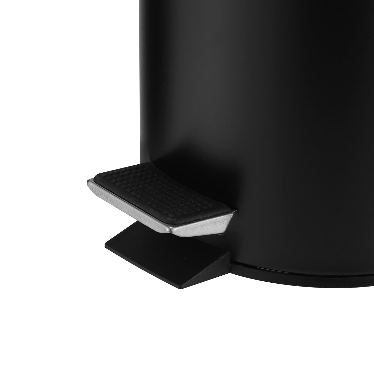 ROMA 3L STEEL PEDAL BIN  - BLACK MATTE