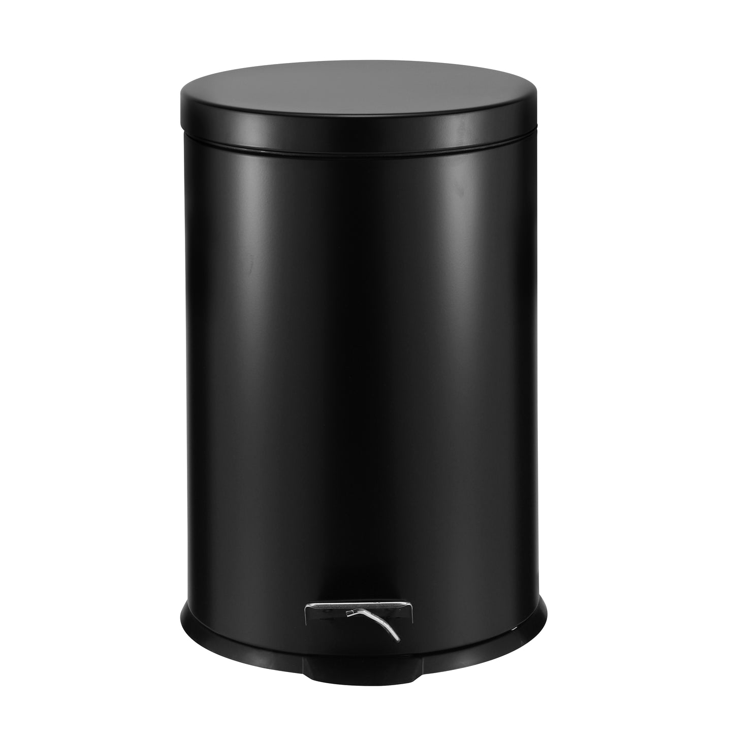 ROMA 20L STEEL PEDAL BIN  - BLACK MATTE