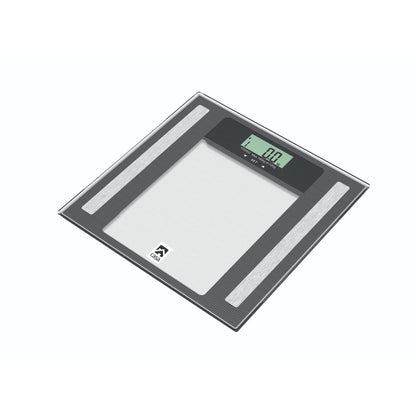 ELECTRONIC 7-IN-1 DIAGNOSTIC GLASS BATHROOM SCALE