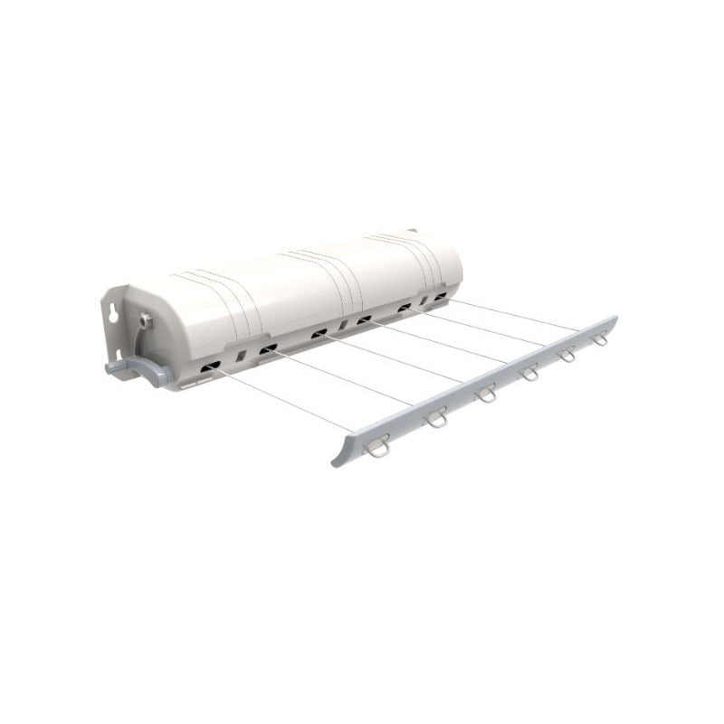6-LINE RETRACTABLE WALL MOUNTED CLOTHESLINE