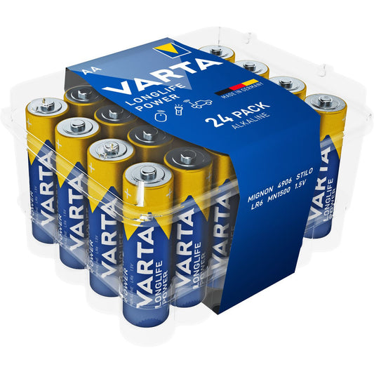 LONGLIFE POWER AA BATTERIES - 24PC CLEAR VALUE PACK