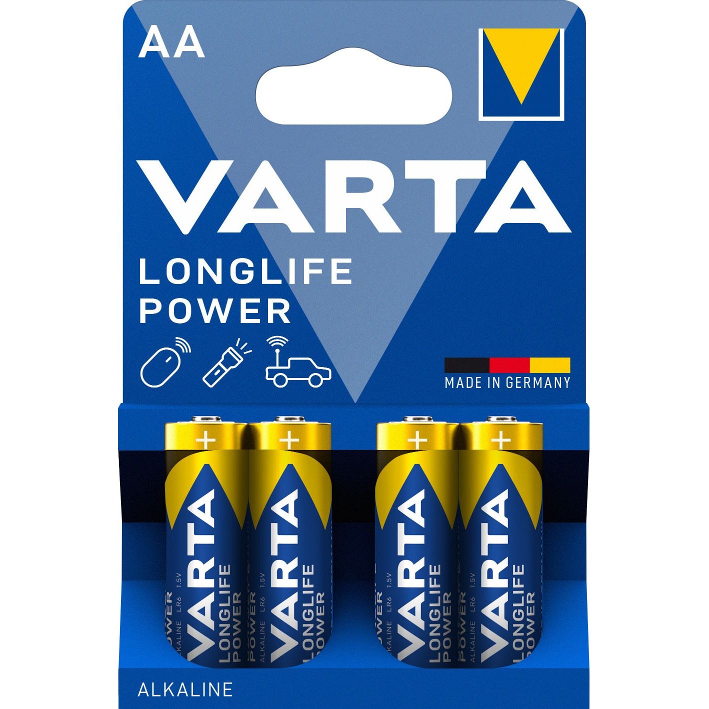 LONGLIFE POWER BATTERIES AA 4 PACK